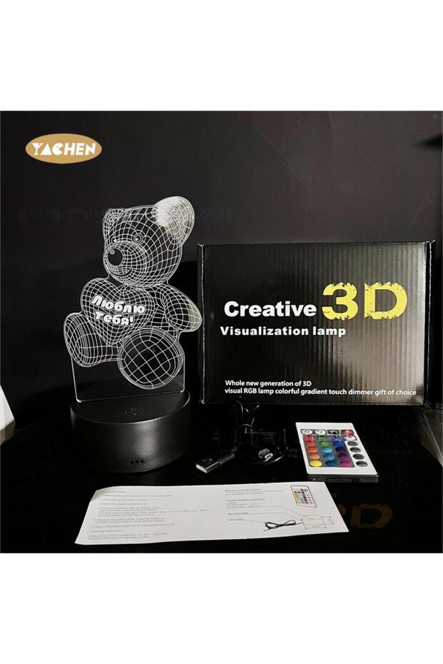 Multicolor 3d Night Lamp - 2