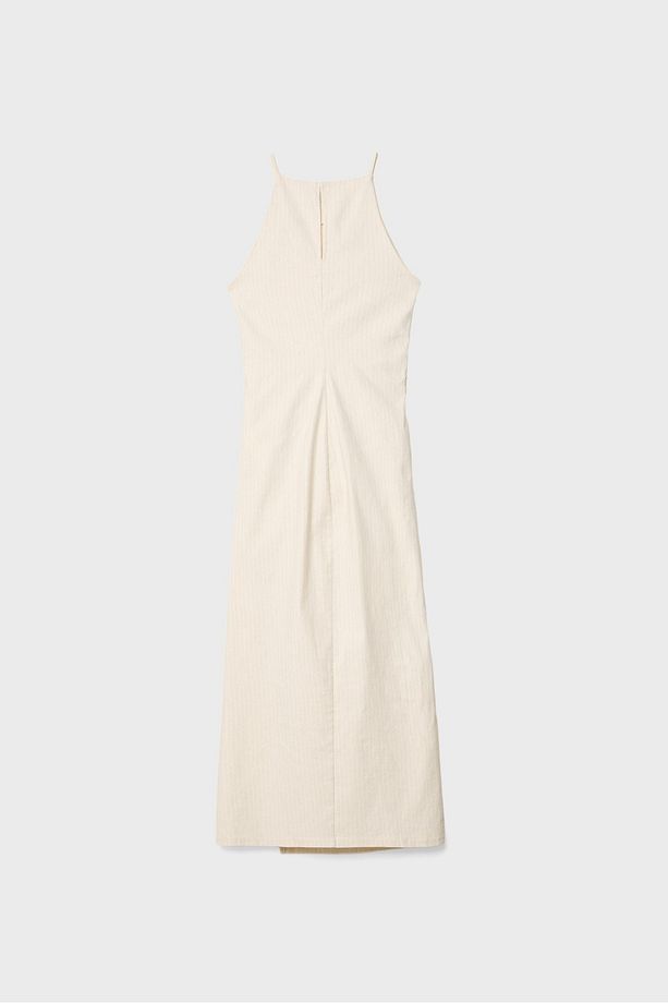 Halter midi elbise - 8