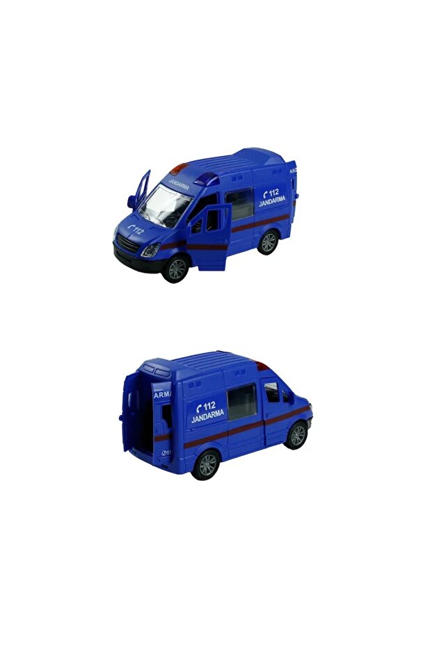 Sürtmeli Mavi Jandarma Aracı - 1