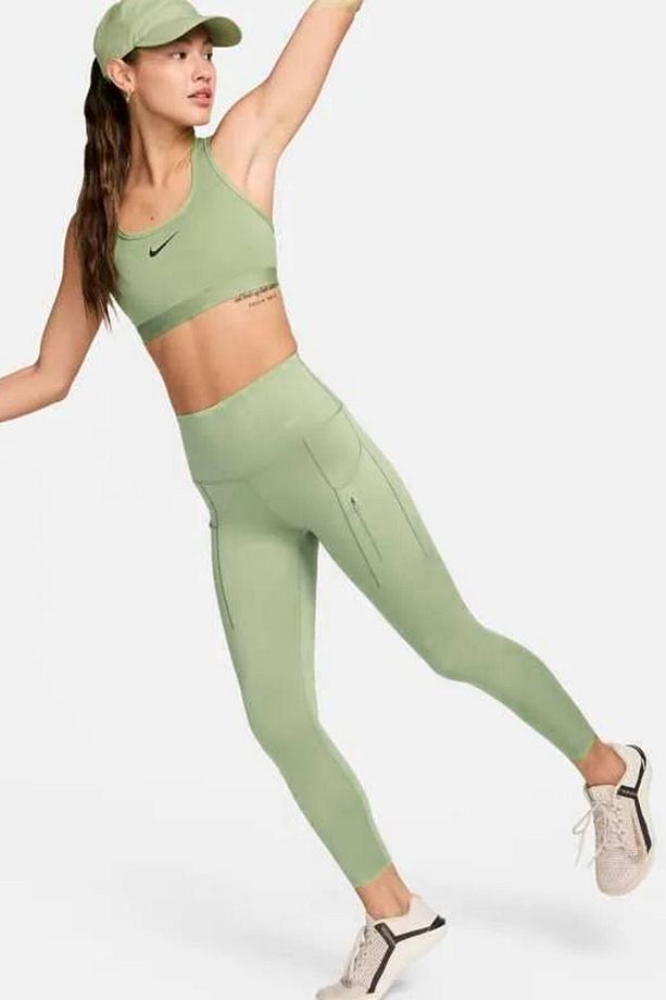 Go Dri Fit İnfinaLock High Rise 7/8 Leggings 6 Cepli Toparlayıcı Yüksek Belli Reflektörlü Spor - 8