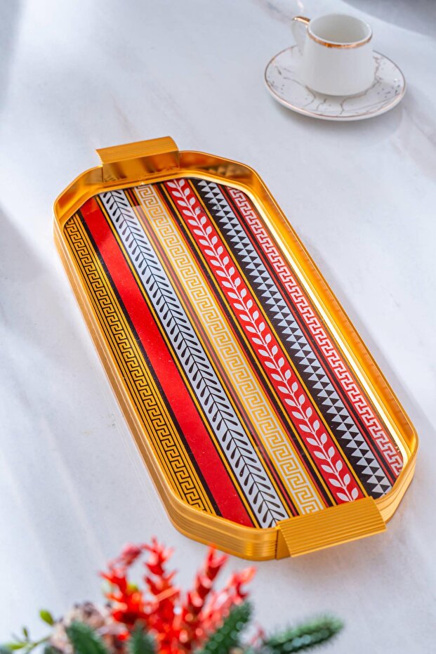 Venico Rectangular Glass Tray - 1