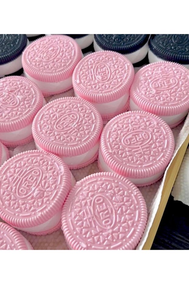 Dev Yeni Doreo Sukuşi 9 Cm Squishy Oreo (PEMBE) - 4