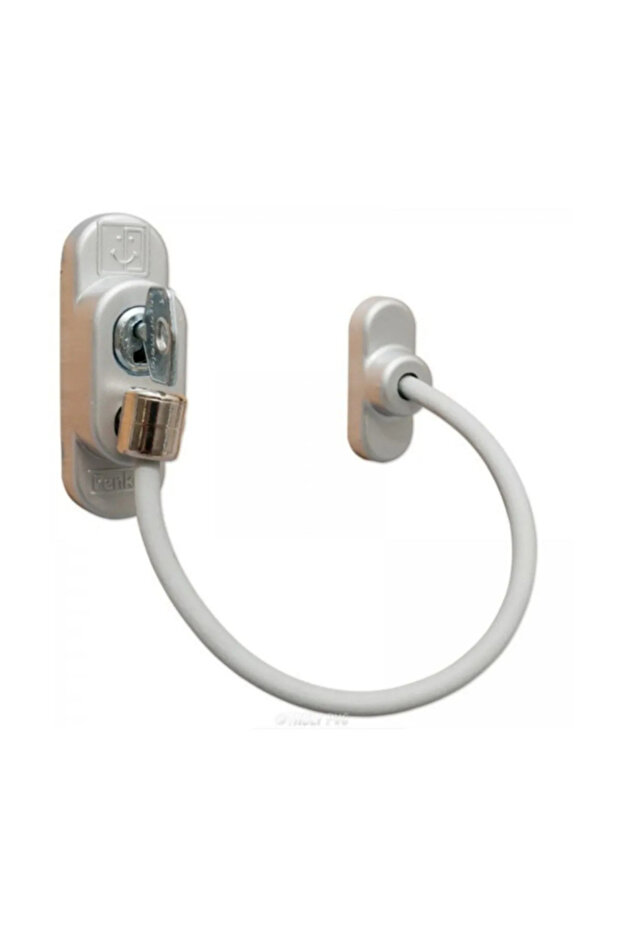 Penkid Çelik Halatlı Kablolu Kapı Pencere Kilidi Beyaz - 4