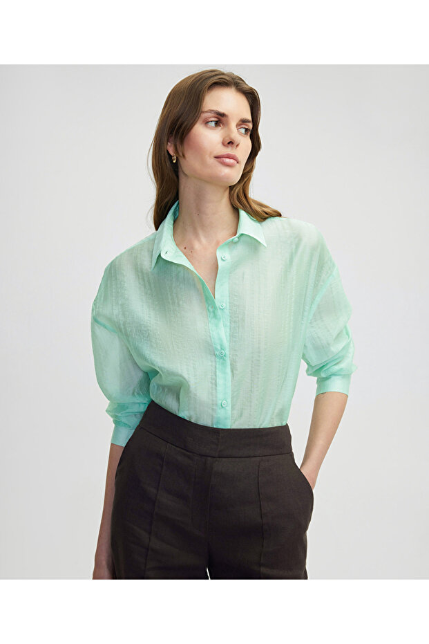 Düşük omuz gömlek - 1