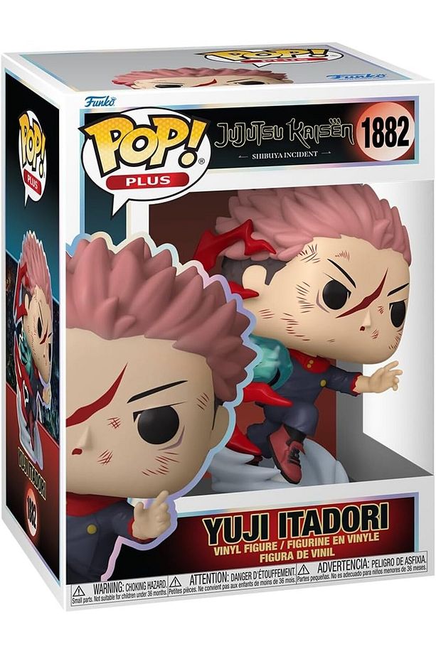 Pop! Plus Jujutsu Kaisen, Yuji Itadori Vinil Koleksiyon Figürü 9,5 cm - 1