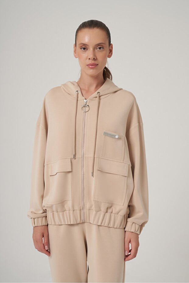 Kapüşonlu Ceket - 1