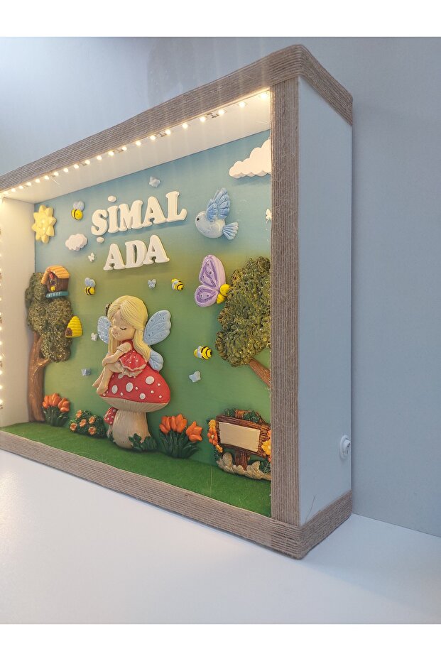 Bebek ışıklı kapı süsü - 4