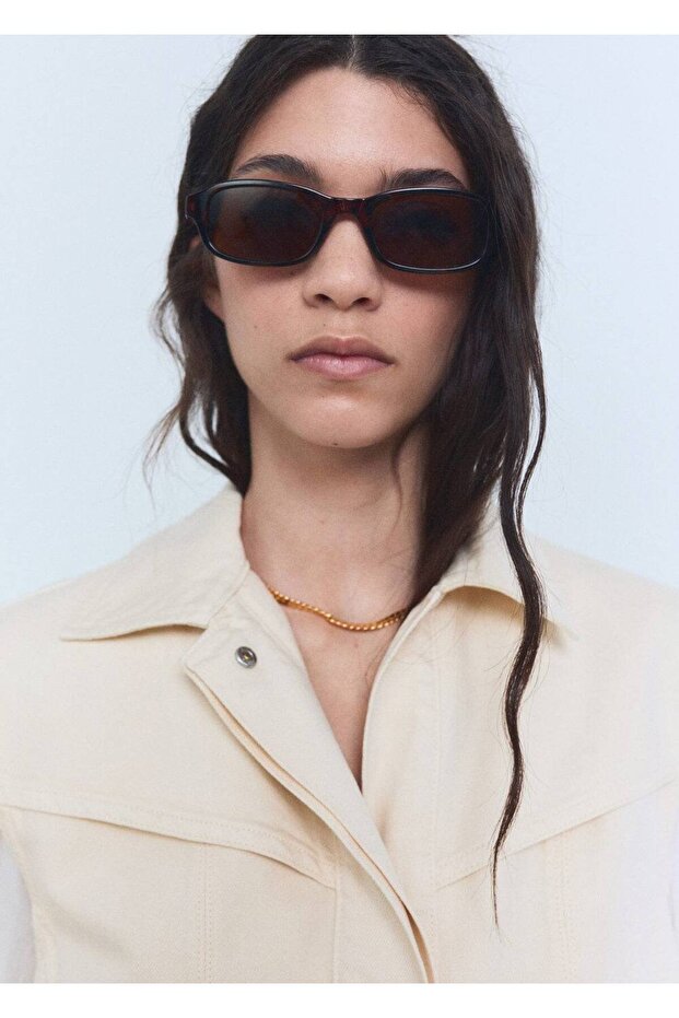 Denim görünümlü yelek - 8