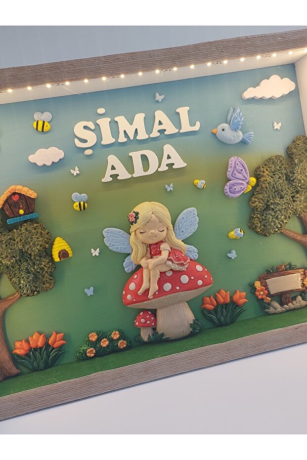 Bebek ışıklı kapı süsü - 2