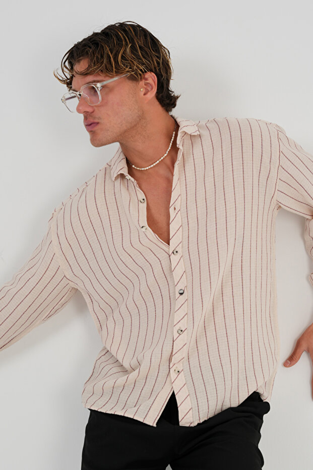 Aven Erkek Oversize Gömlek - 8