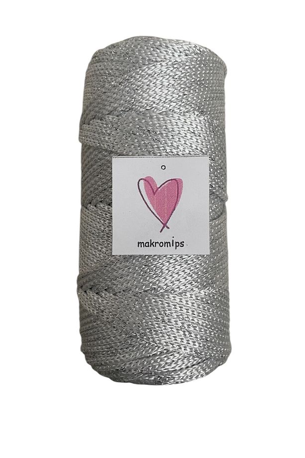 POLYESTER SİMLİ MAKROME İP 100 gr PARLAK PREMIUM 1. KALİTE SUPLA ÇANTA HOBİ  EL ÖRGÜ İPİ İP - 2