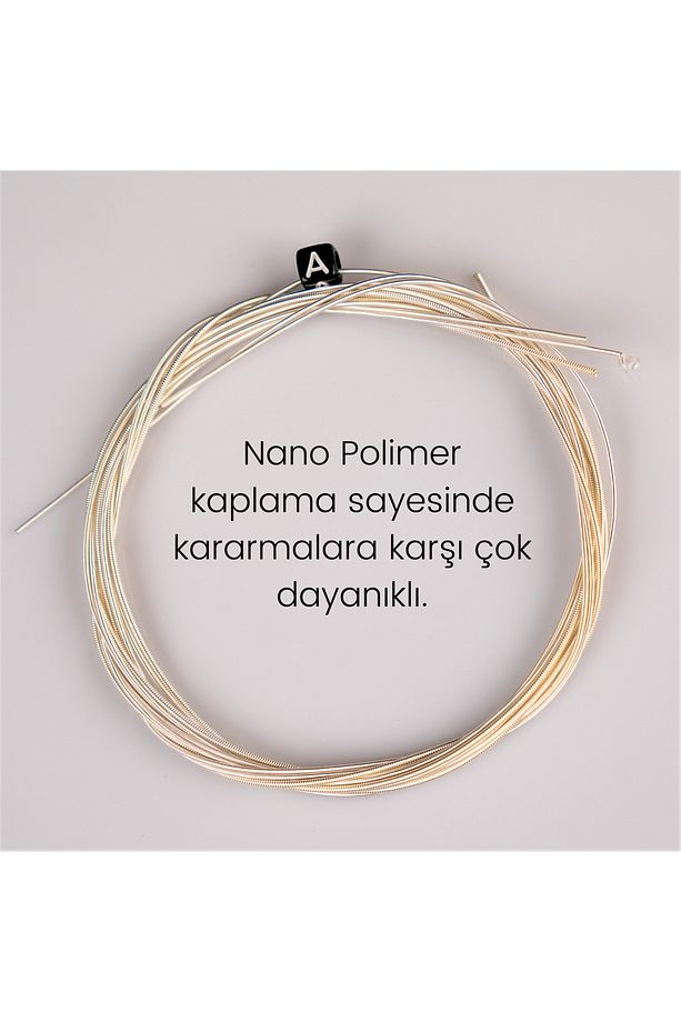 Pitbull Strings Coated Seri Klasik Gitar Takım Teli CCG HT Hard Tansiyon Kararmaya Karşı Dayanıklı - 7