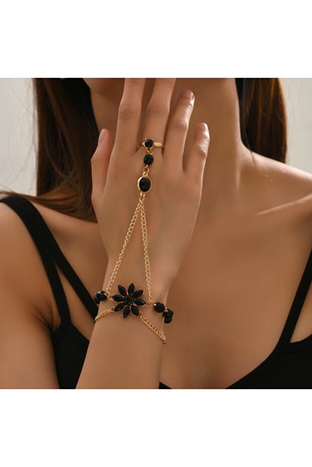 Boho tarzı Eldiven Bilezik - 4