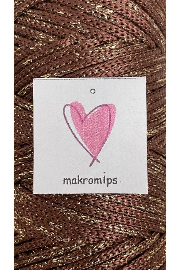 POLYESTER SİMLİ MAKROME İP 100 gr PARLAK PREMIUM 1. KALİTE SUPLA ÇANTA HOBİ EL ÖRGÜ İPİ İP - 4