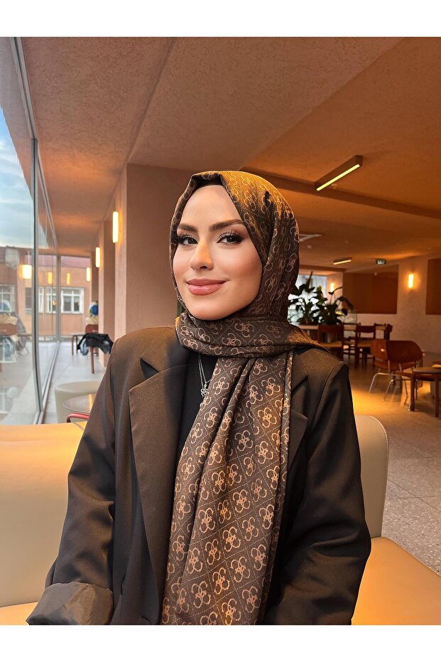 ÇİFT TARAFLI D DESEN İPEK KAŞMİR ŞAL - 3