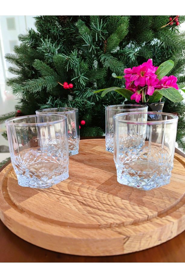 Pamella whiskey Glass Set - Pamela 4'lü Viski Bardağı Seti 250 ml - 8