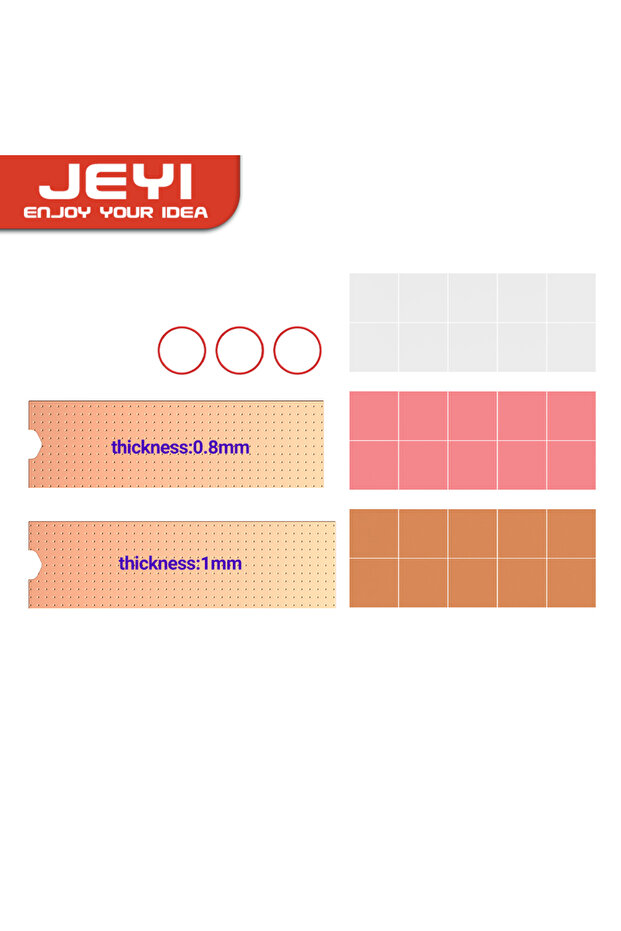 مشتت حراري نحاسي JEYI COPPER 2 لـ M.2، مبرد نحاسي لـ NVMe 2280 SSD، مشتت حراري للقرص الصلب مع تبريد T