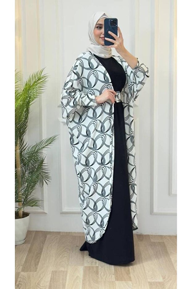 women's 2-piece hijab stylish dress model G2790