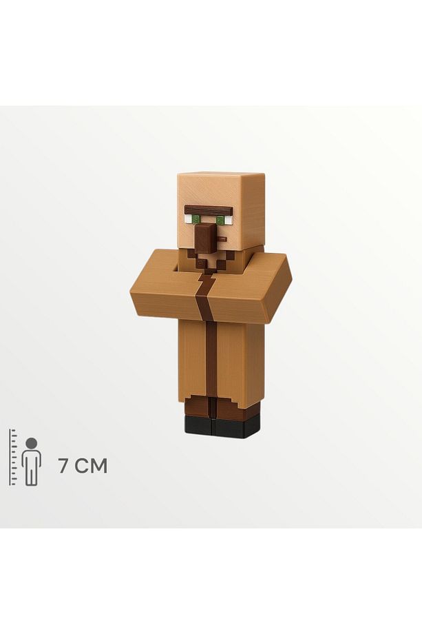Minecraft Çiftlik Set Steve Alex Köylü Arı Tavuk Koyun İnek Keçi At - 6