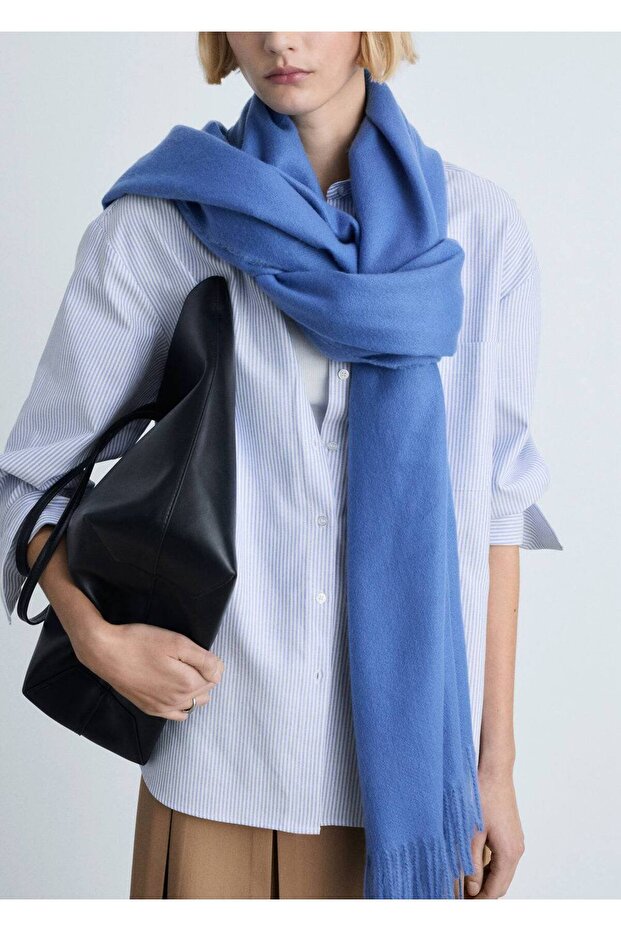 Çizgili pamuklu gömlek - 6