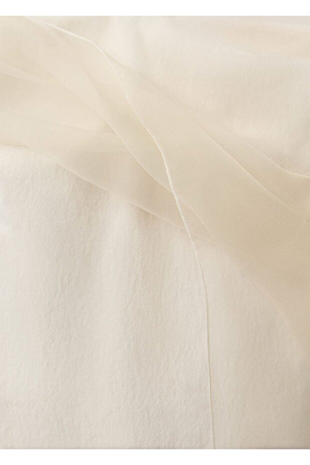 Kısa şifon elbise - 7