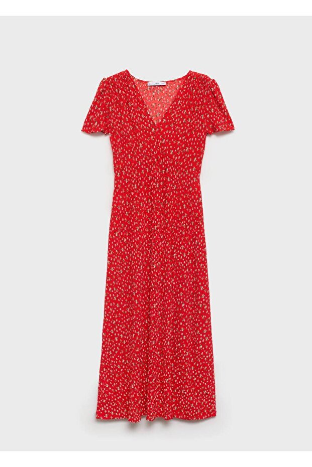 Çiçekli midi etek - 3