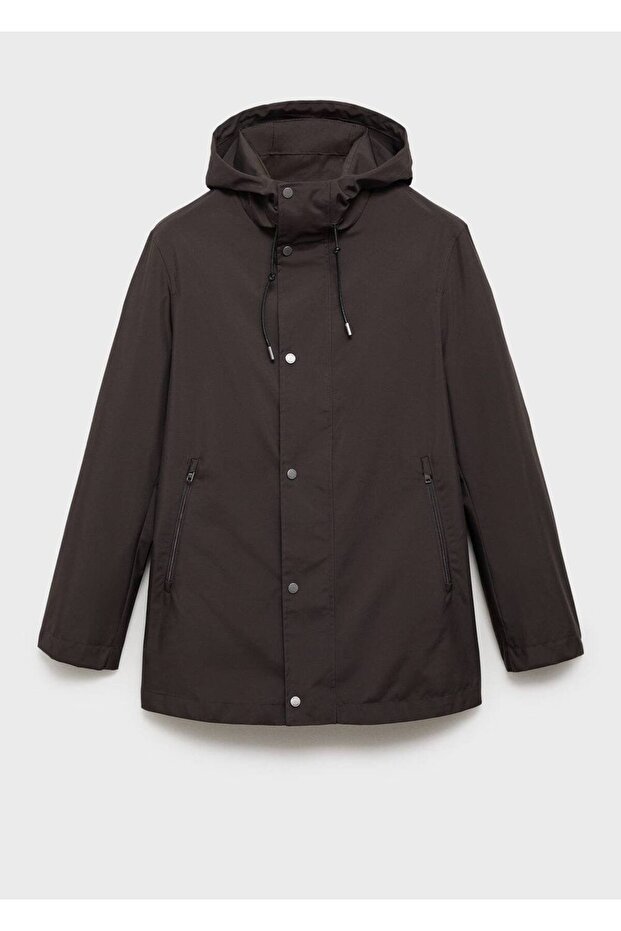 Su geçirmez kapüşonlu parka - 3