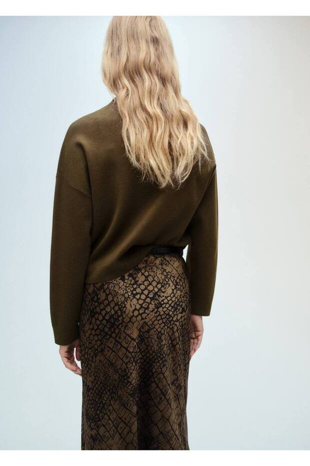 Fermuarlı perkins yaka kazak - 4