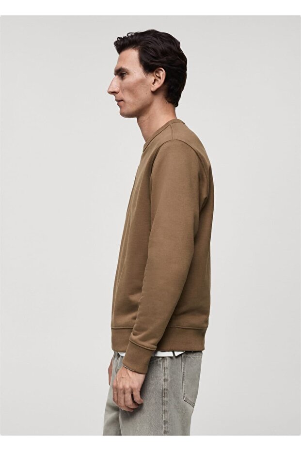 Regular kesim pamuklu sweatshirt - 6