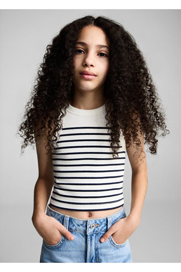 Gestreifte Bluse - 1