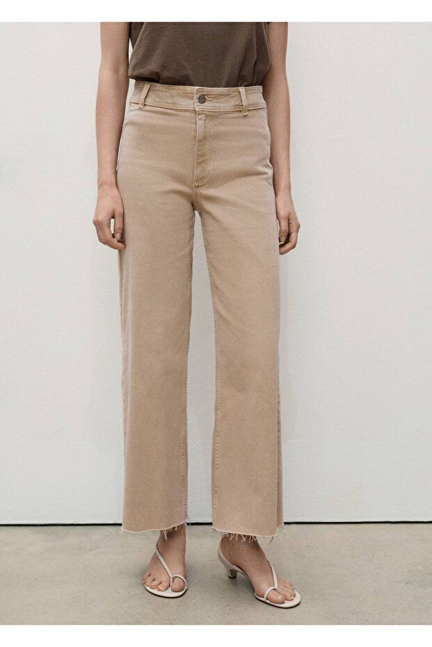 Catherin High-Waisted Culotte Jeans