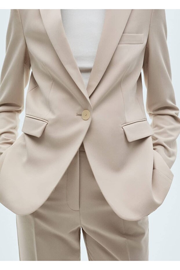 Bedene Oturan Blazer Ceket - 8
