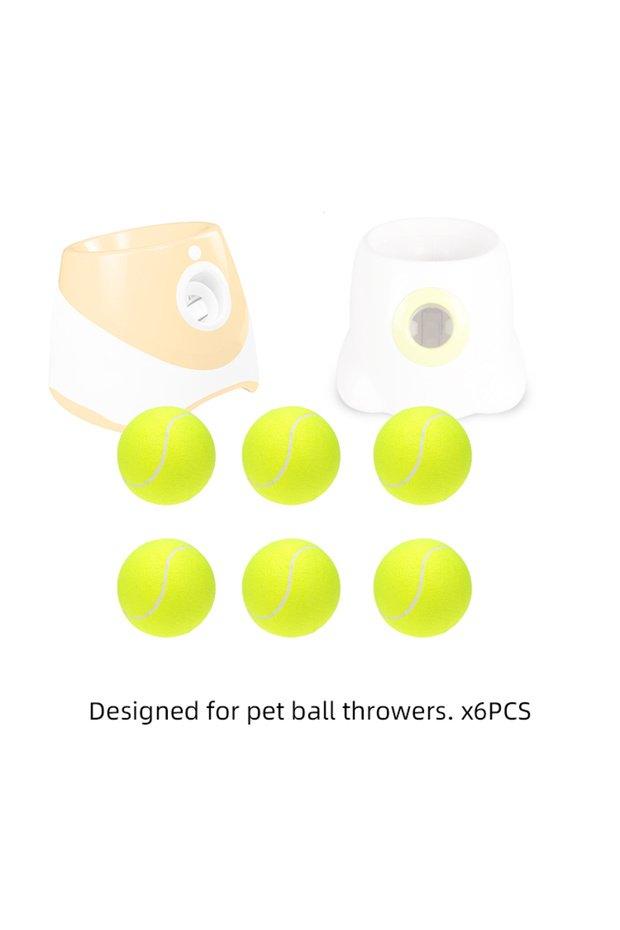 12 tennis balls 6 PCS Tennis Launcher Special 5cm Ball DogElastic Professional Tennis Throw MachineP