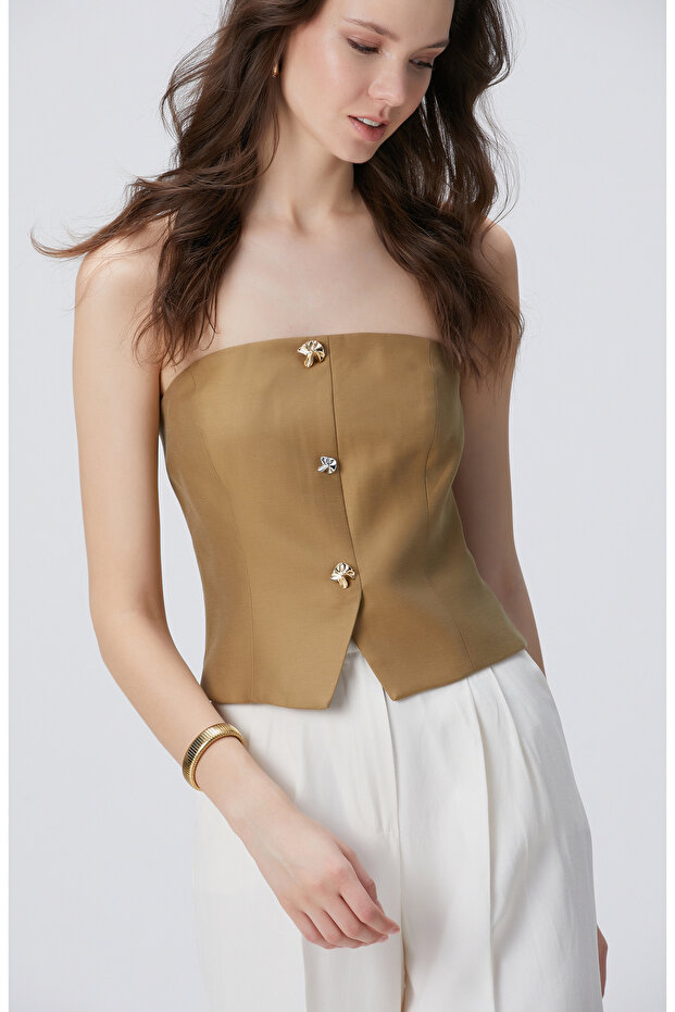 Limited Yağ Yeşili Bluz - 4