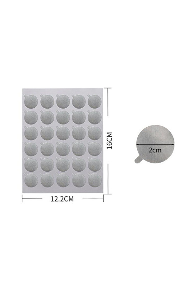 300pcs 300Pcs Disposable Eyelash Glue Holder Foil Pallet Eyelash Extension Glue Pads Lashes Stickers