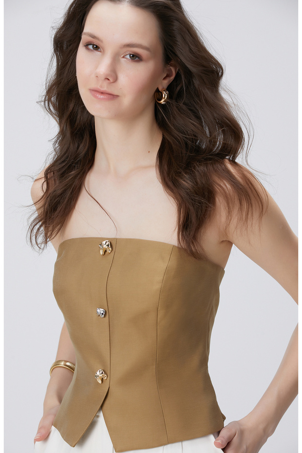 Limited Yağ Yeşili Bluz - 2