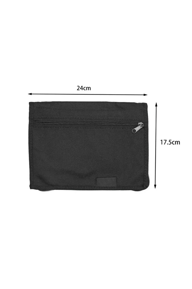 Black Car Multi-pocket Interior Supplies Oxford Cloth Portable Document Storage Bag Glove Box Manual