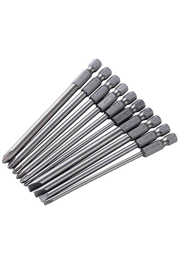 GRAY Magnetic Screwdriver Set Batch Head Steel Slotted Phillips Screw Driver Bits Car Repair Electri