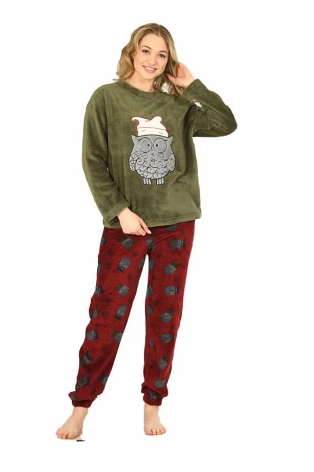 Kadın Welsoft Kışlık Pijama Takımı 3917 - 1 Adet - 4