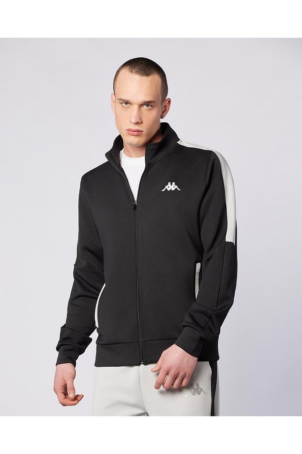 Moste Full Zip Erkek Siyah Regular Fit Fermuarlı Eşofman Üstü - 3