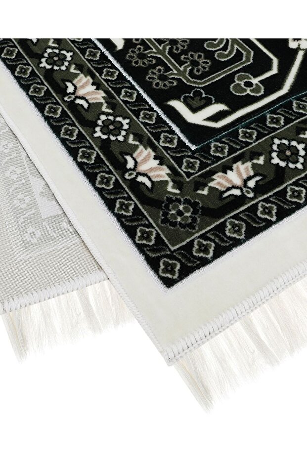 سجادة صلاة - أخضر غامق - 4