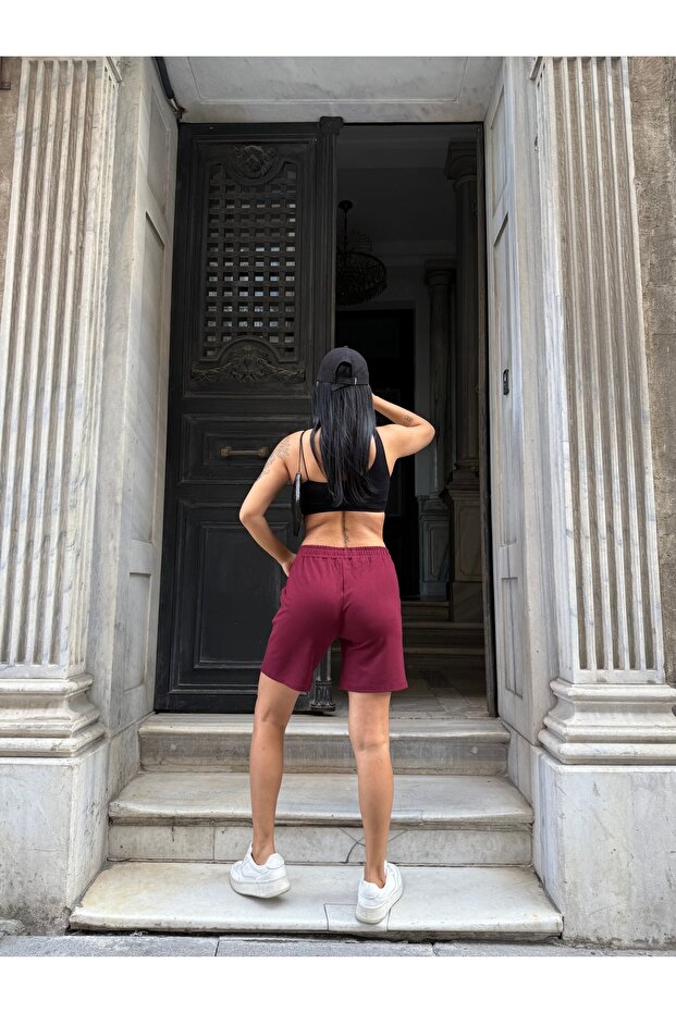 Bel Lastikli Rahat Şort - 7