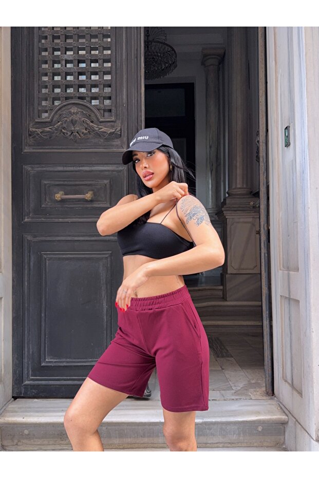 Bel Lastikli Rahat Şort - 2