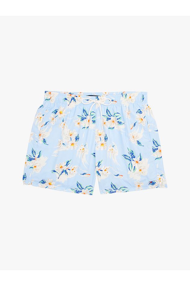 MEDIUM DRAWSTRING PRINT Deniz Şortu - 5