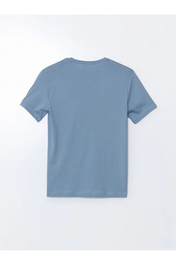 Mavi Standart Kalıp Erkek Şortlu Pijama Takımı - 7