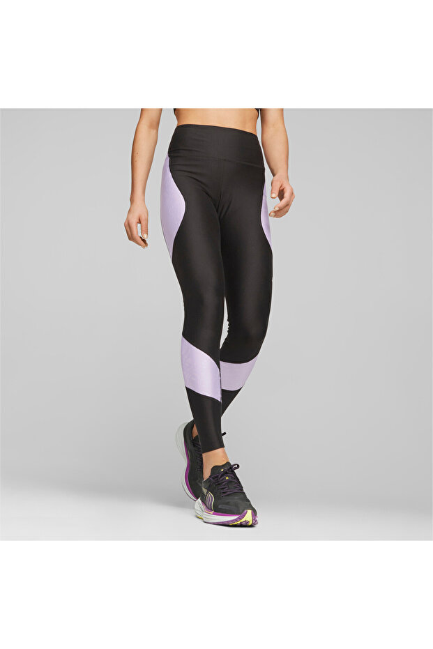 Womens Ultraform High-waisted Running Sports Leggings - Black