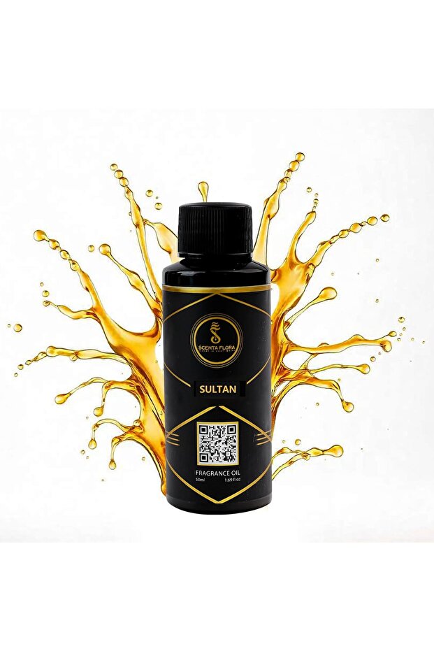 FLORA Sultan Fragrance Oil for Scent Diffusers Aromatherapy 50ml | IFRA Certified | Luxurious