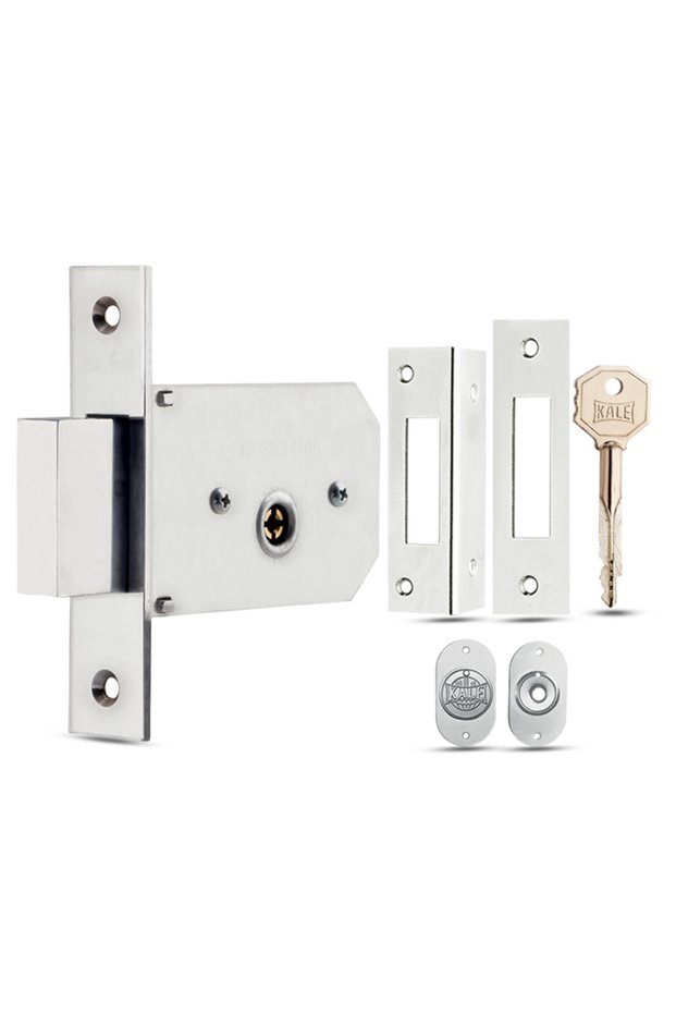 Kale 156F 45mm Case Prazis Cylinder Safety Lock (3 Keys) - Chrome