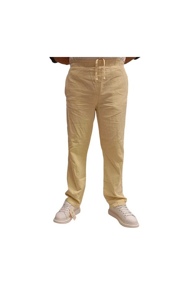 Bej Pileli Baggy Kumaş Pantolon Pl12 - 4
