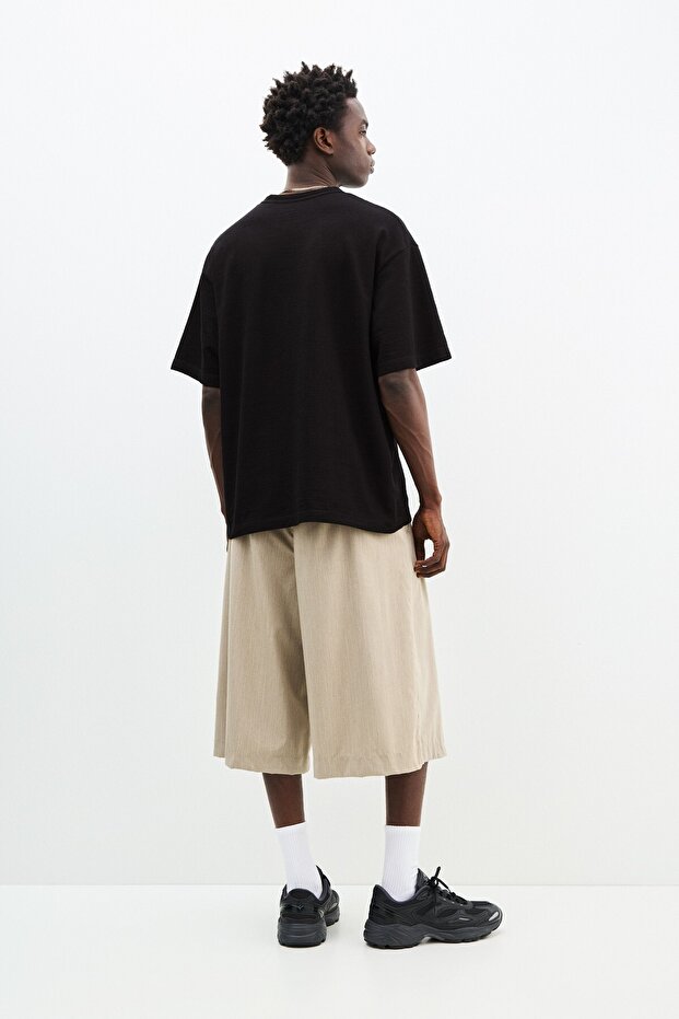 Kısa kollu yapı t-shirt - 2